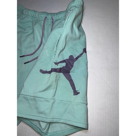 Nike Jordan Jumpman AIR Fleece Shorts Men’s Size Small Tropical Twist Daybreak - Picture 6 of 14
